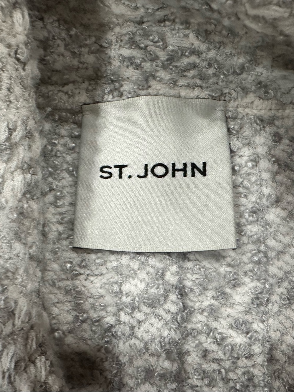 St. John Tailored Slub Chevron Stitch Collared Jacket and Skirt Sz XS - Picture 5 of 14